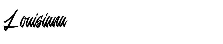 Louisiana font