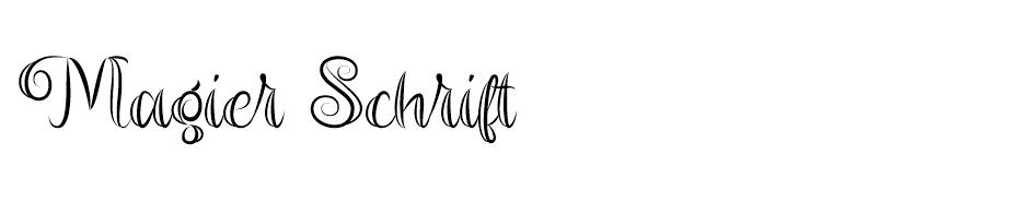 Magier Schrift