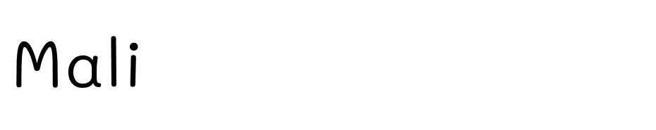 Mali font