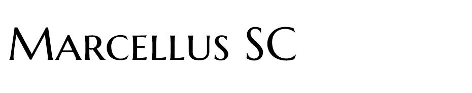 Marcellus SC font