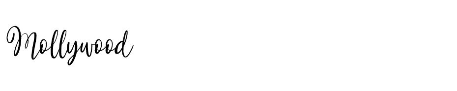 Mollywood  font