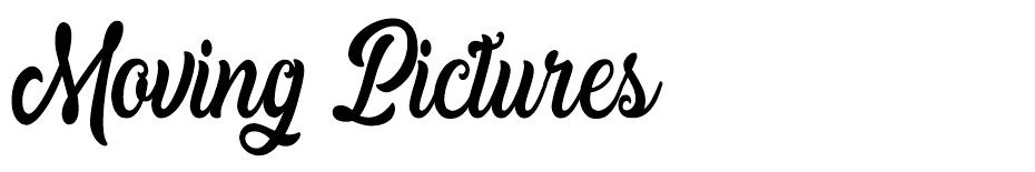 Moving Pictures font