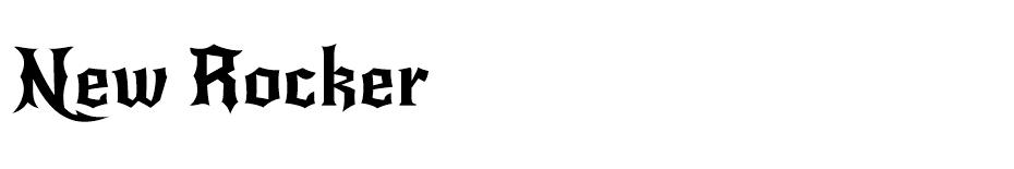 New Rocker Font