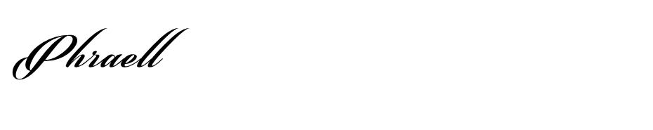Phraell  font