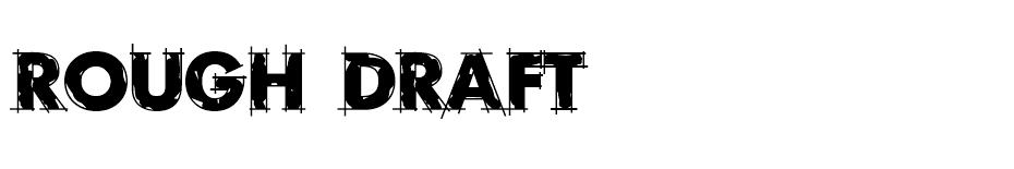 rough draft font - rough draft font download