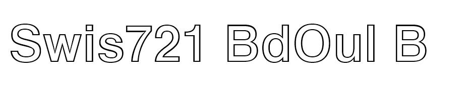 Swis721 BdOul BT font