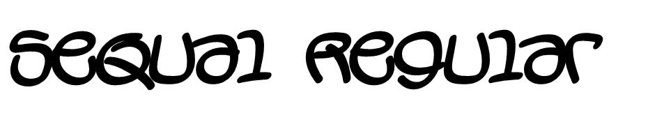  Sequal Font font