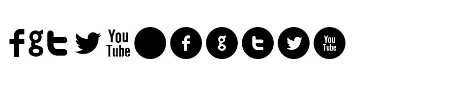 Social Icon font