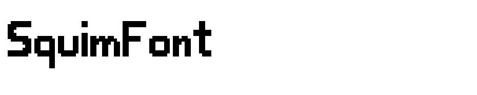 SquimFont  font