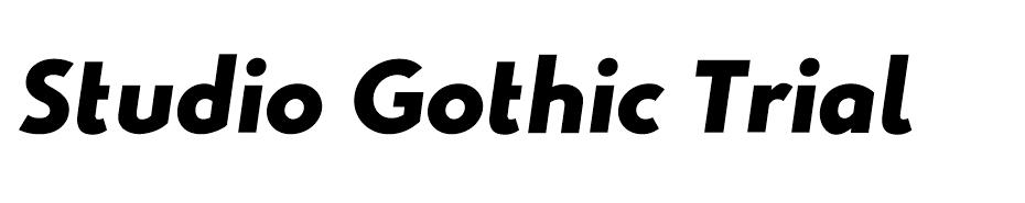 Studio Gothic Bold font