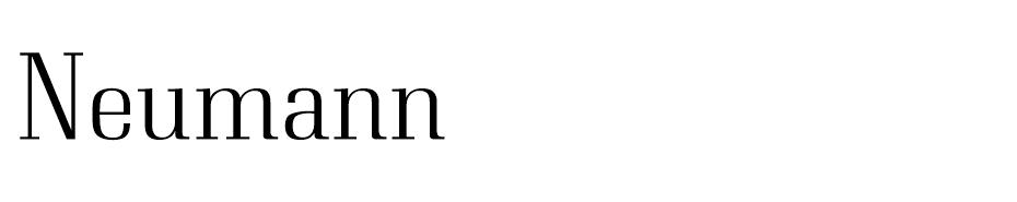 Neumann font