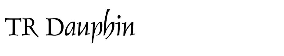 TRDauphin font