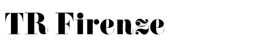 TR Firenze ITC Normal font