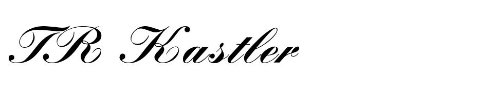 TR Kastler Bold Italic font