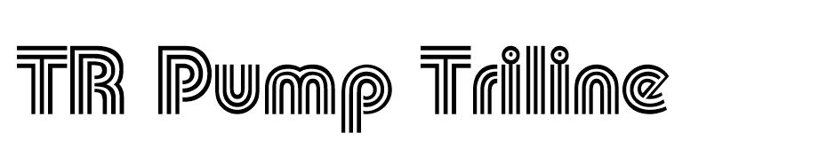 TR Pump Triline ITCNormal font