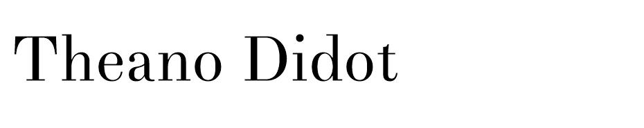 Theano Didot font