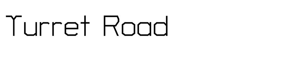 Turret Road font