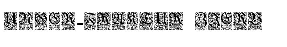 Unger-Fraktur Zierbuchstaben