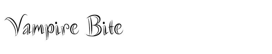 Vampire Bite font