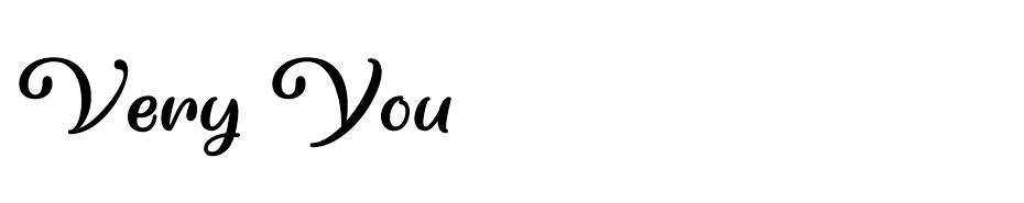 Very You font