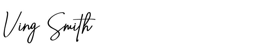 Ving Smith font