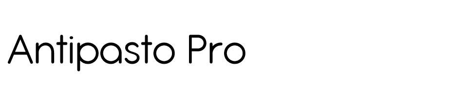 Antipasto Pro font