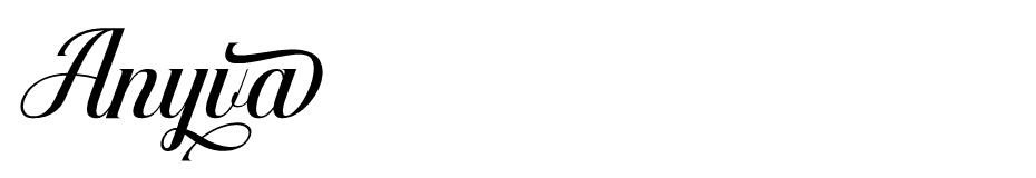 Anyva font