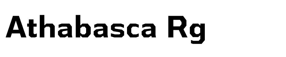 Athabasca Font Ailesi font
