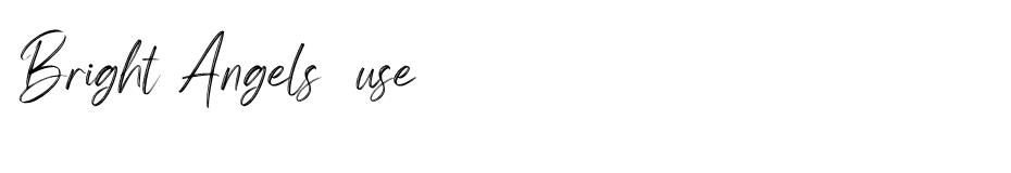 Bright Angels font