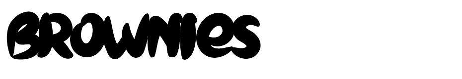 Brownies font