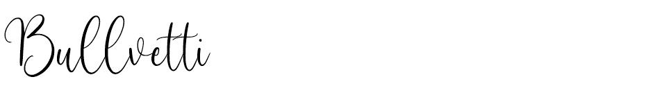 Bullvetti font