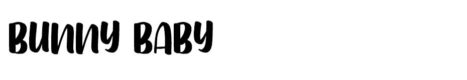 Bunny Baby font