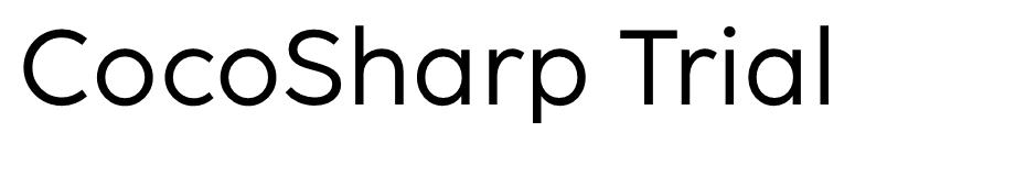 Coco Sharp font