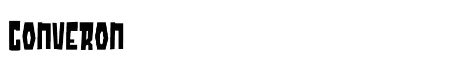 Converon font