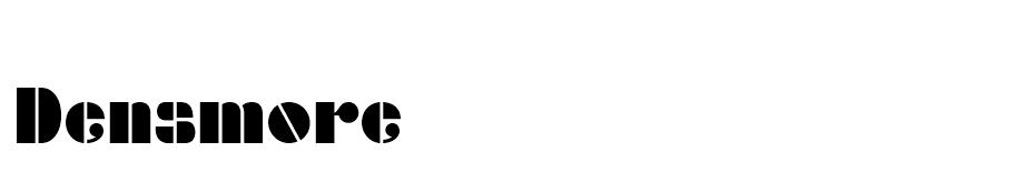 Densmore Font