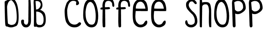 DJB Coffee Shoppe Espresso font