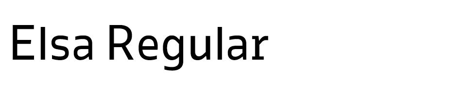 Elsa font
