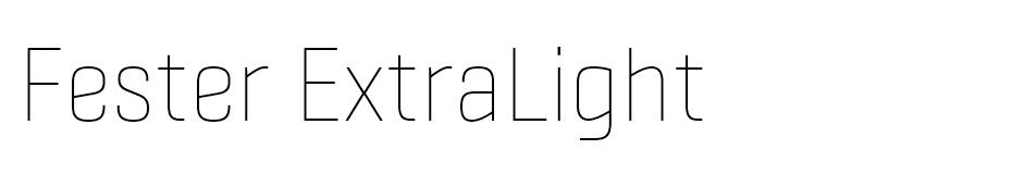 Fester font