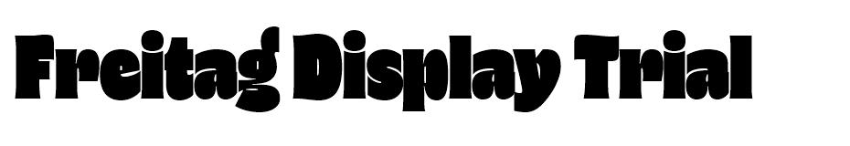 Freitag Display font