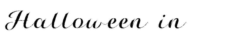 Halloween in Autumn Sans font