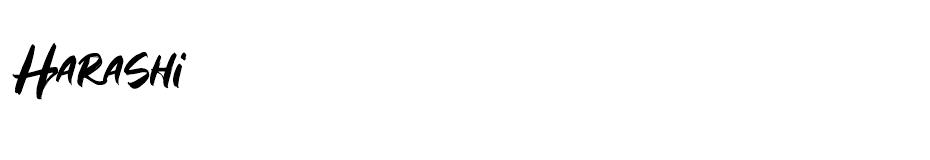 Harashi font