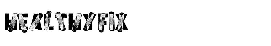 Healthyfix font