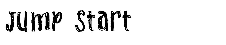 Jump Start font