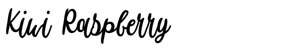 Kiwi Raspberry font