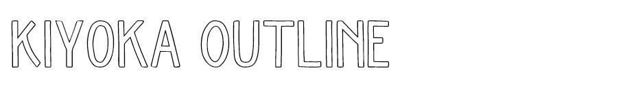 Kiyoka font