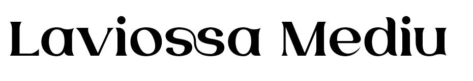 Laviossa font