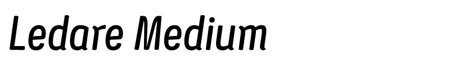 Ledare font