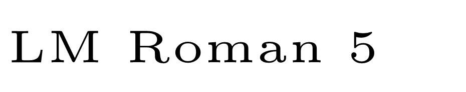 Latin Modern Mono font