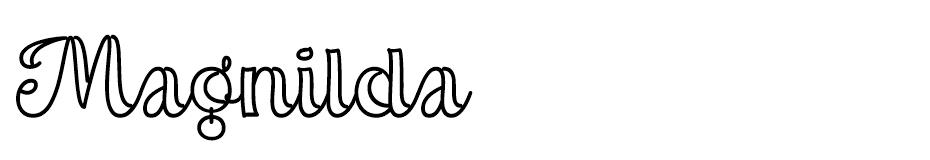 Magnilda font