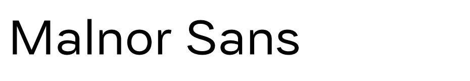 Malnor Sans